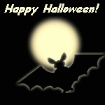 Gif pipistrello di Halloween