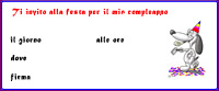inviti compleanno