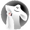 Gif fantasma di Halloween