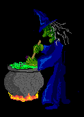Gif streghetta divertente di Halloween