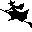 Gif strega divertente di Halloween